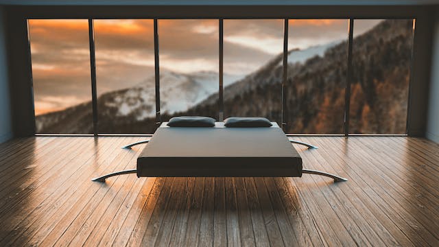 modern bed